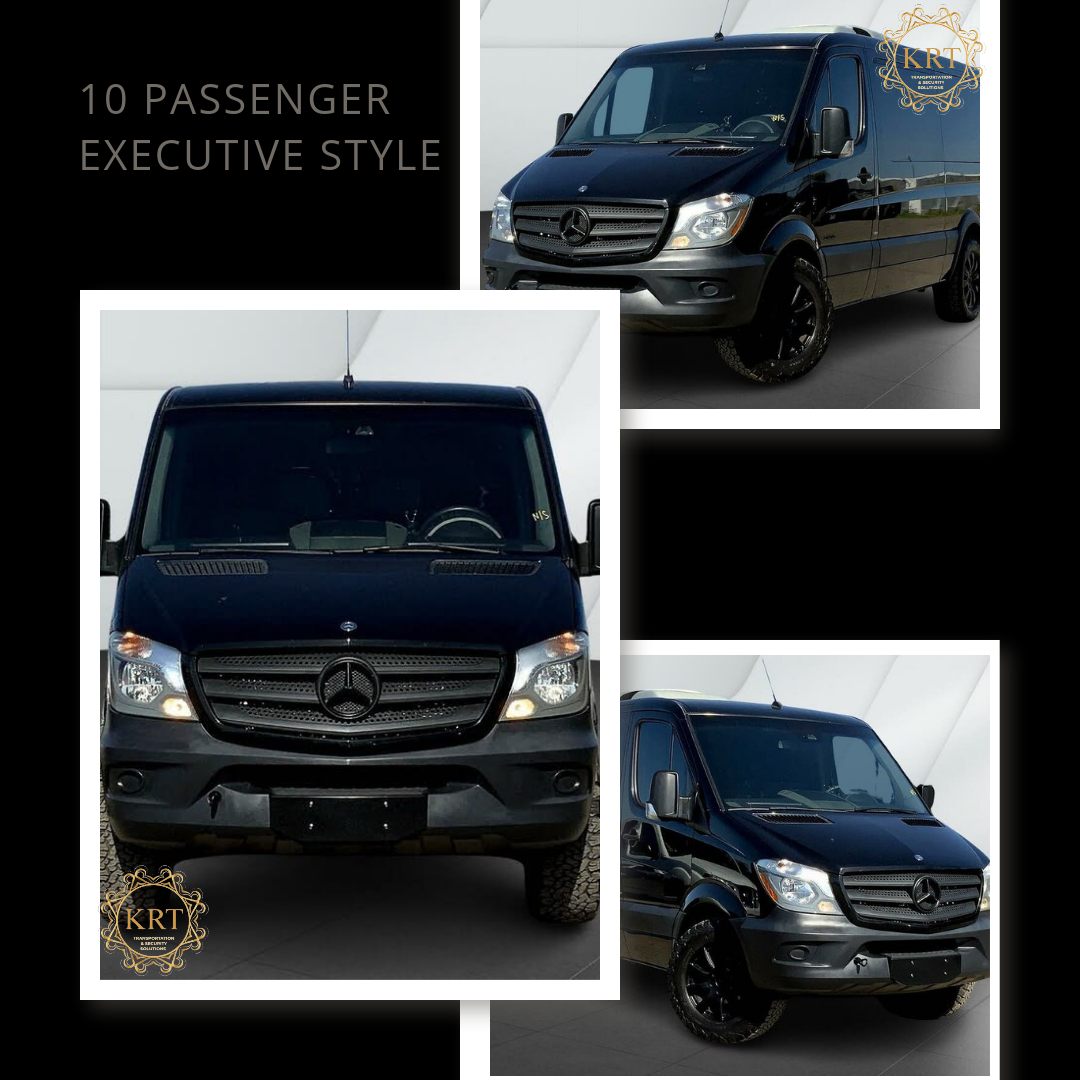 Group transportation with KRT. Elevate your experience with our luxury vehicles, offering ultimate comfort and style for your group travels